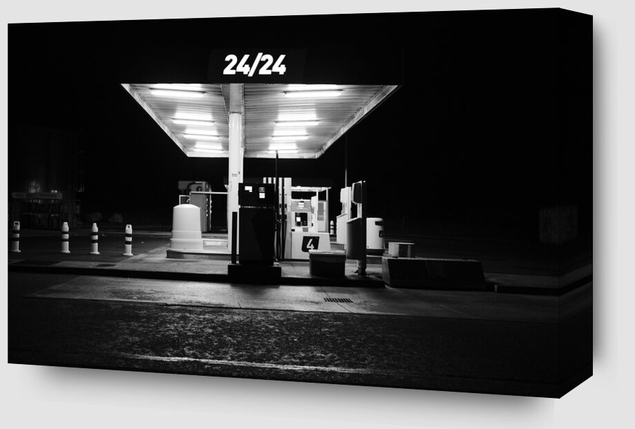 Gas station from Adrien Guionie Zoom Alu Dibond Image