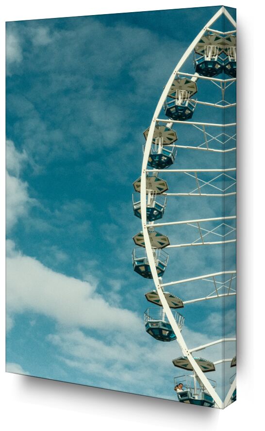 La grande roue de Adrien Guionie, Prodi Art, Grande roue, Couleur, bordeaux, Minimalisme