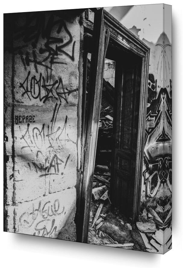 Porte de Adrien Guionie, Prodi Art, lieu abandonné, porte, Urbex, Mots clés