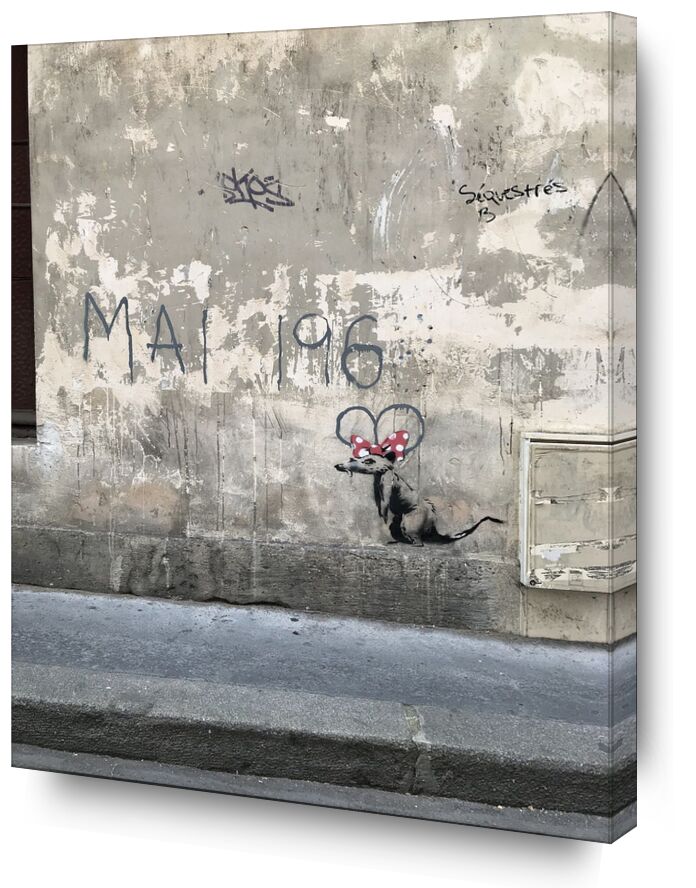 May 1968 desde Bellas artes, Prodi Art, arte callejero, París, Francia, mai 1968, Banksy