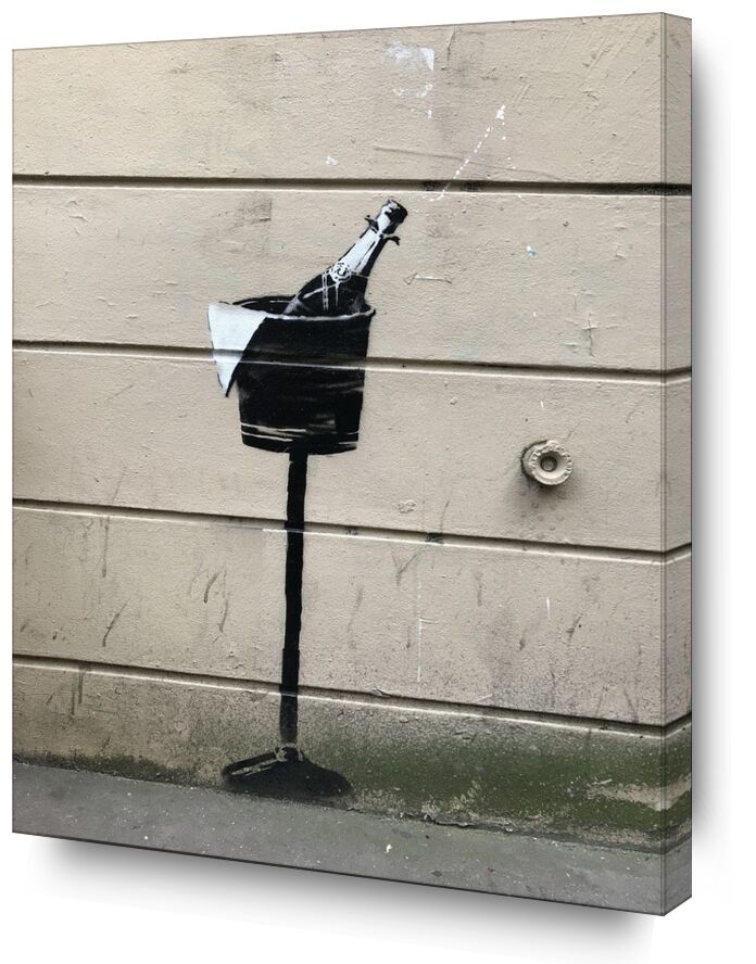 Champagne, Paris - Banksy von Bildende Kunst, Prodi Art, Paris, Champagner, banksy