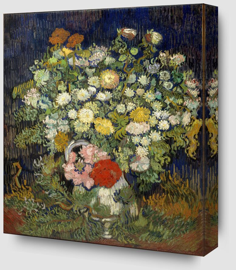 Bouquet of flowers in a vase - Van Gogh from Fine Art Zoom Alu Dibond Image