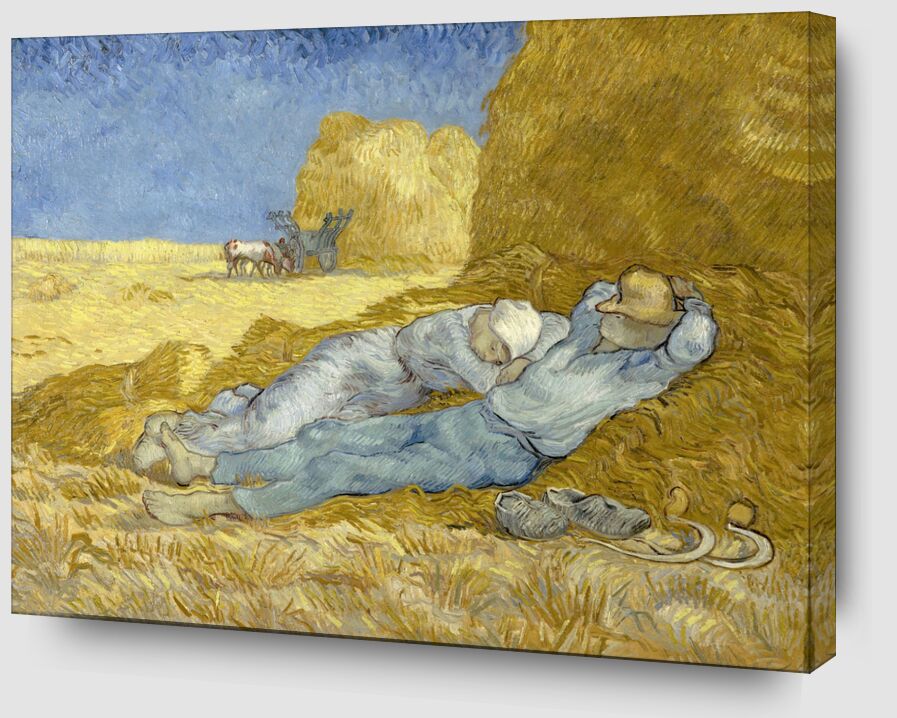 Die Siesta (Nach der Hirse)  - Van Gogh von Bildende Kunst Zoom Alu Dibond Image