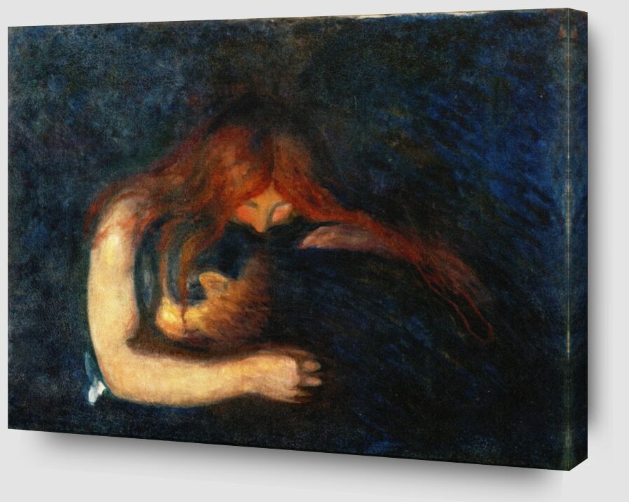 Vampire - Edvard Munch von Bildende Kunst Zoom Alu Dibond Image