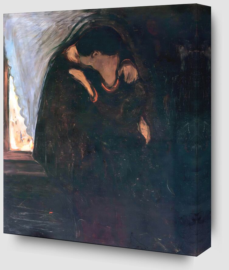 The Kiss - Edvard Munch from Fine Art Zoom Alu Dibond Image