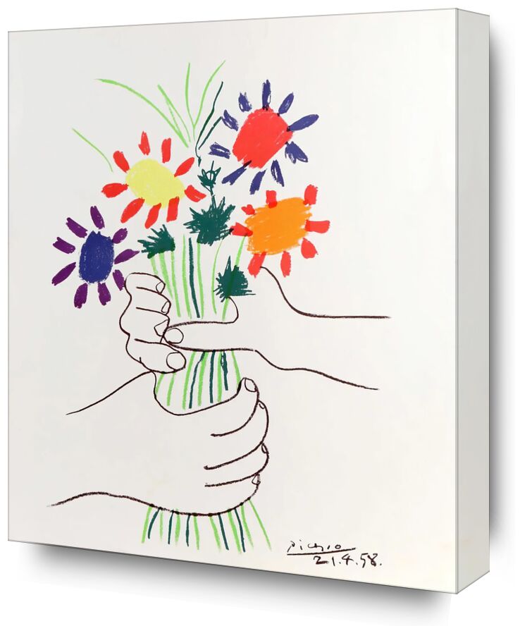 Bouquet of Peace - 1958 from Fine Art, Prodi Art, peace, picasso, PABLO PICASSO, flower, bunch