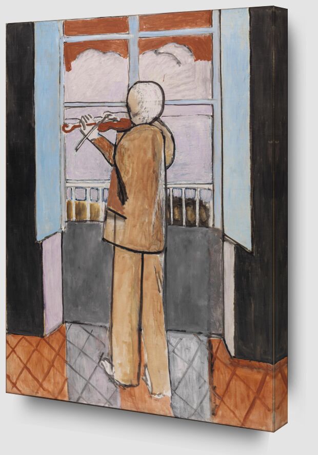 Le Violoniste à la Fenêtre - Matisse de Beaux-arts Zoom Alu Dibond Image