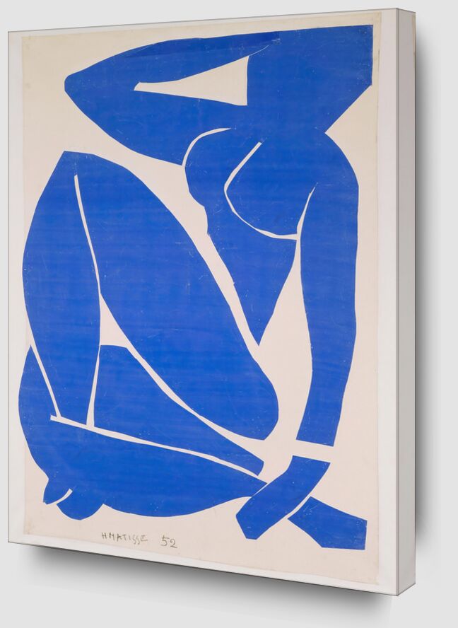 Nu bleu III - Matisse de Beaux-arts Zoom Alu Dibond Image