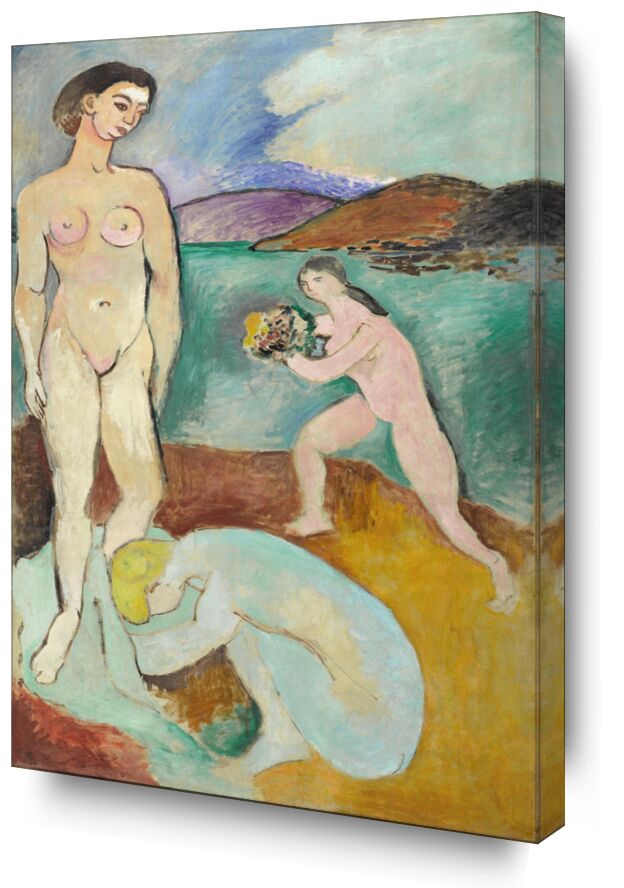 Luxury I desde Bellas artes, Prodi Art, henri matisse, lujo, mujer, mujeres, desnudo, lago, paisaje, Matisse