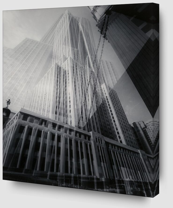Le Maypole (Empire State Building), New York, 1932 - Edward Steichen de Beaux-arts Zoom Alu Dibond Image