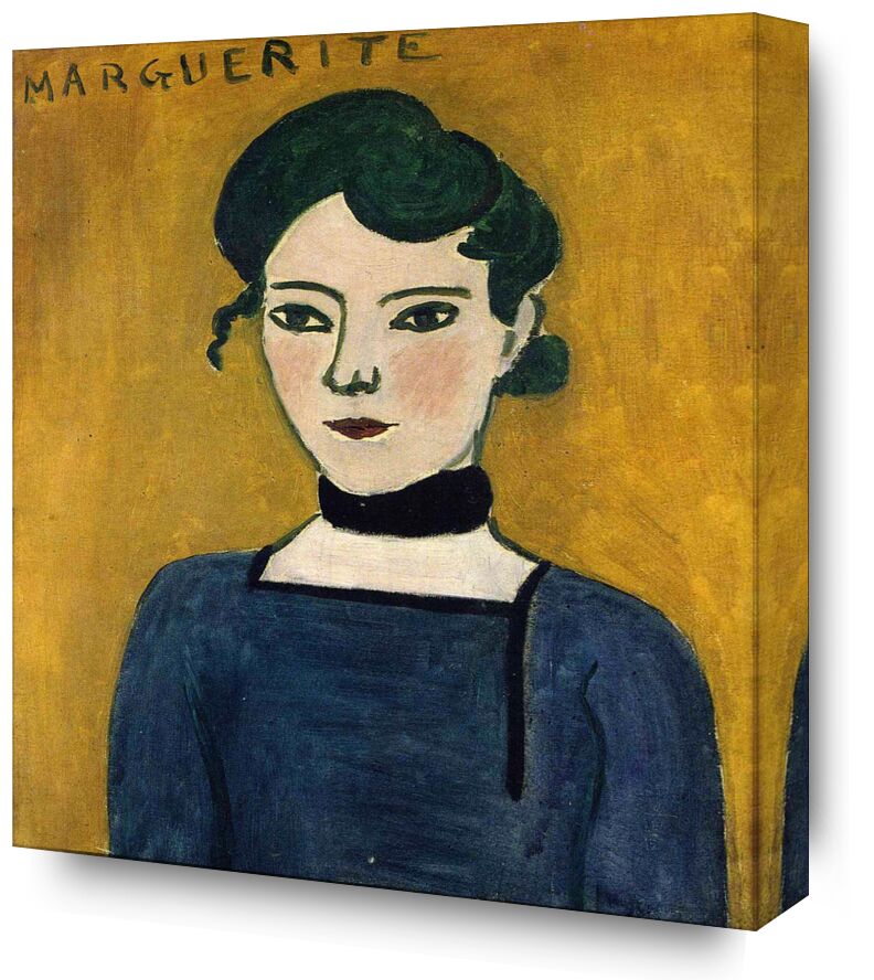 Marguerite, 1907 - Matisse from Fine Art, Prodi Art, Matisse, Henri Matisse, portrait, painting