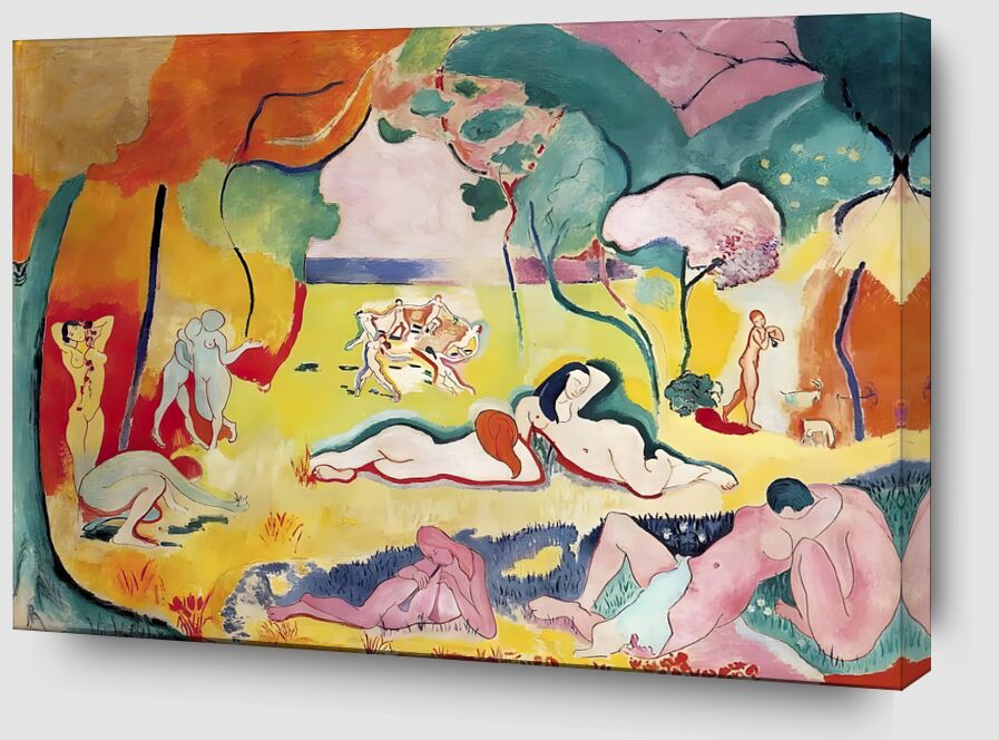 Bonheur de Vivre - Henri Matisse de Beaux-arts Zoom Alu Dibond Image