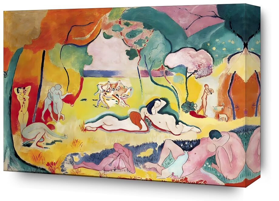 The Joy of Life - Henri Matisse from Fine Art, Prodi Art, Matisse, Henri Matisse, painting, happiness, landscape, colors