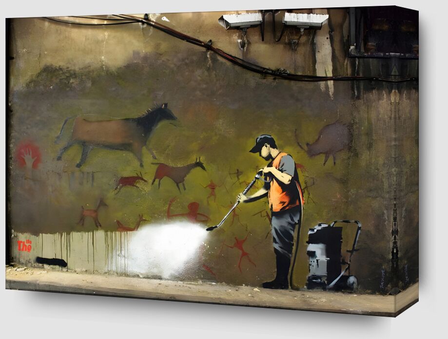 Cave Painting - Banksy from Fine Art Zoom Alu Dibond Image