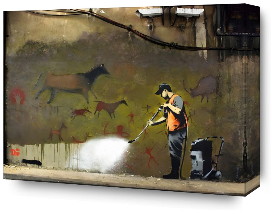 Cave Painting - Banksy from Fine Art, Prodi Art, banksy, painting, cave, street, street photo, graffiti