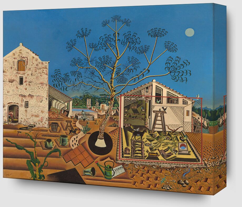 The Farm - Joan Miró from Fine Art Zoom Alu Dibond Image