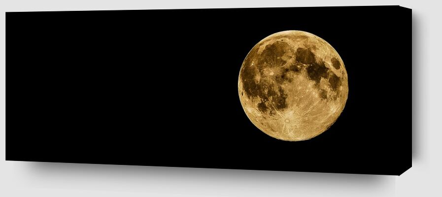 Pleine lune de Pierre Gaultier Zoom Alu Dibond Image