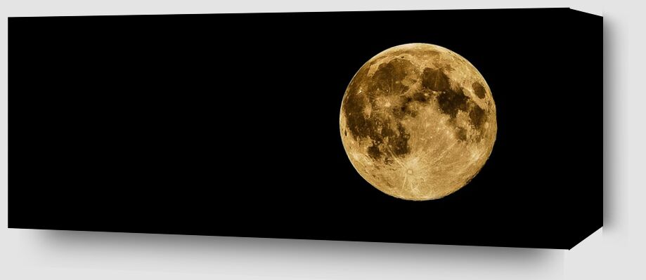 Full moon from Pierre Gaultier Zoom Alu Dibond Image