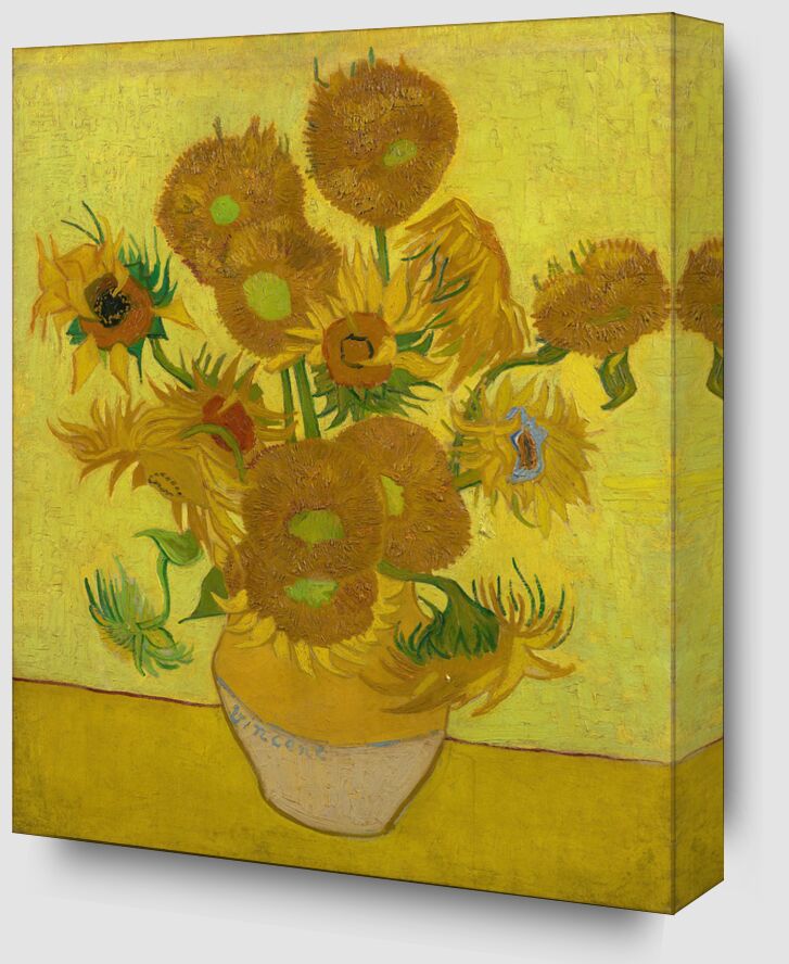 Sunflowers - VINCENT VAN GOGH 1889 from Fine Art Zoom Alu Dibond Image