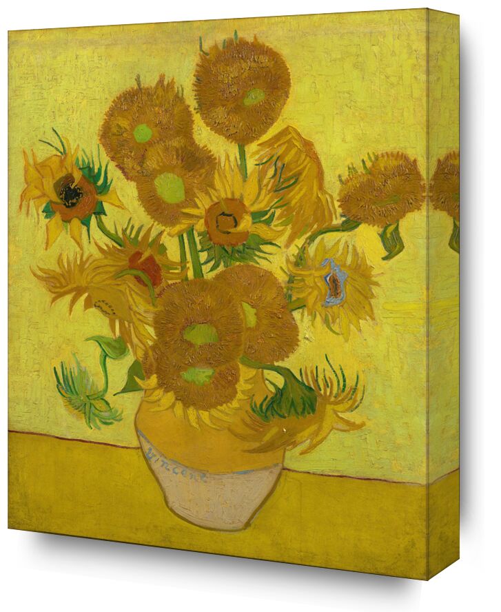 Sunflowers - VINCENT VAN GOGH 1889 from Fine Art, Prodi Art, vase, Deco, dining room, sunflowers, VINCENT VAN GOGH, cooking, table