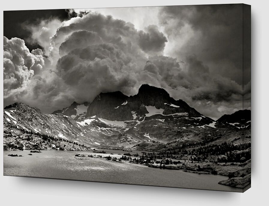 Garnet Lake, California - ANSEL ADAMS von Bildende Kunst Zoom Alu Dibond Image