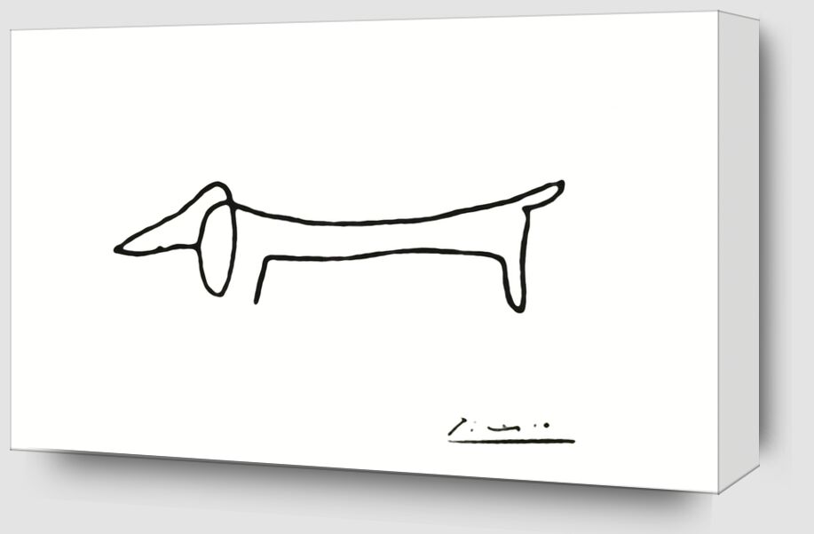 The dog - PABLO PICASSO from Fine Art Zoom Alu Dibond Image