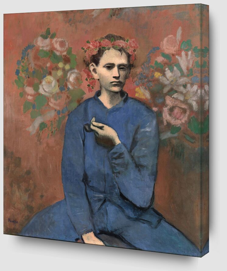 Boy with pipe - PABLO PICASSO from AUX BEAUX-ARTS Zoom Alu Dibond Image