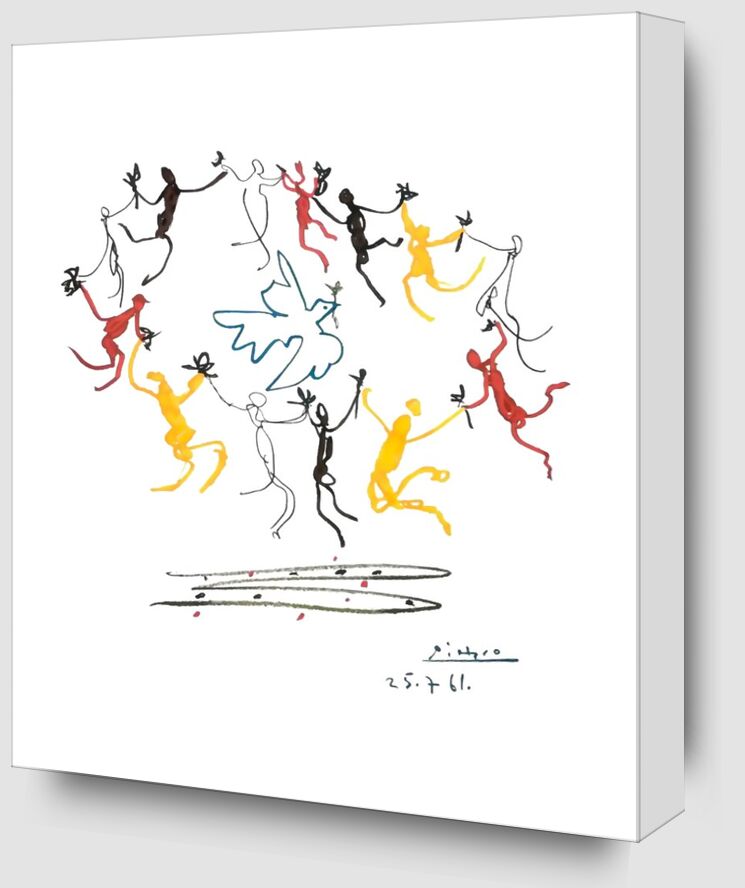 The dance of youth - PABLO PICASSO from Fine Art Zoom Alu Dibond Image