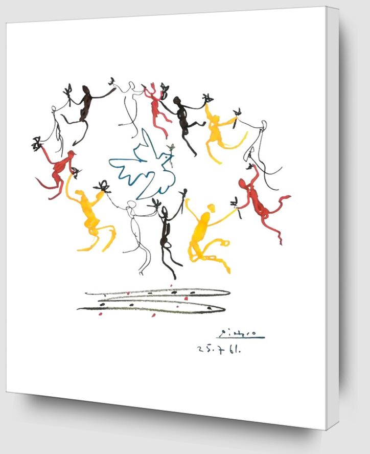 The dance of youth - PABLO PICASSO von Bildende Kunst Zoom Alu Dibond Image