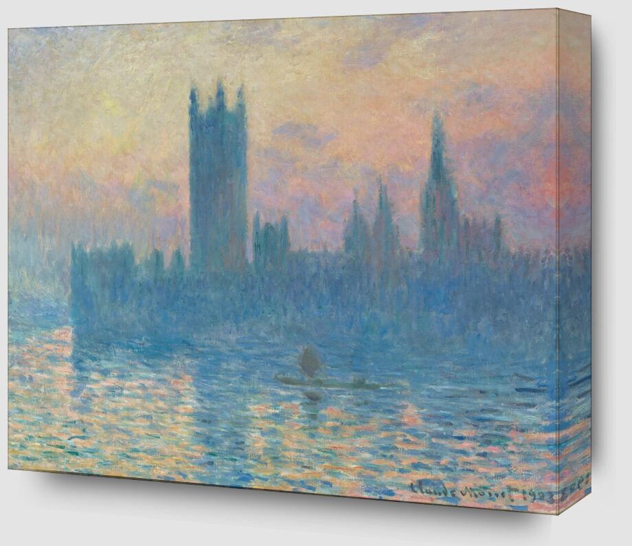 Houses of Parliament, London - CLAUDE MONET 1905 from Fine Art Zoom Alu Dibond Image