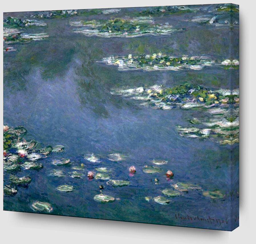 Water Lilies - CLAUDE MONET von Bildende Kunst Zoom Alu Dibond Image