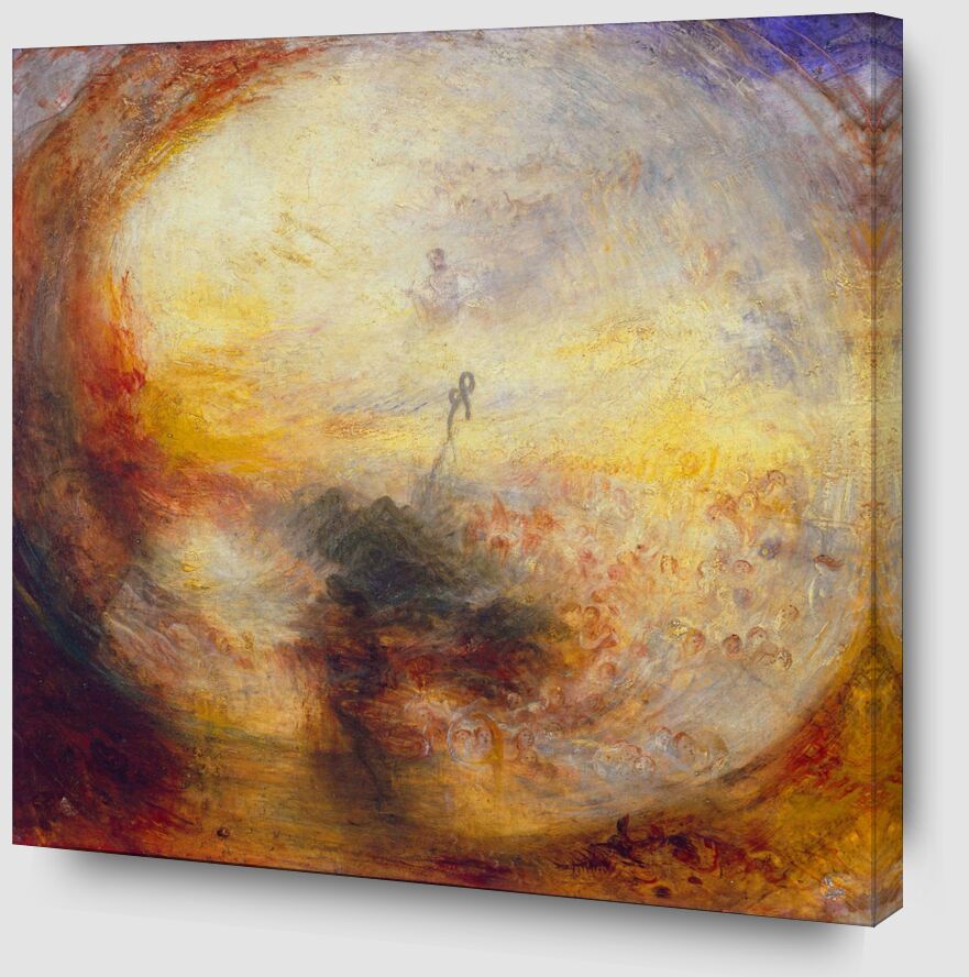 The Morning after the Deluge - WILLIAM TURNER 1843 from AUX BEAUX-ARTS Zoom Alu Dibond Image