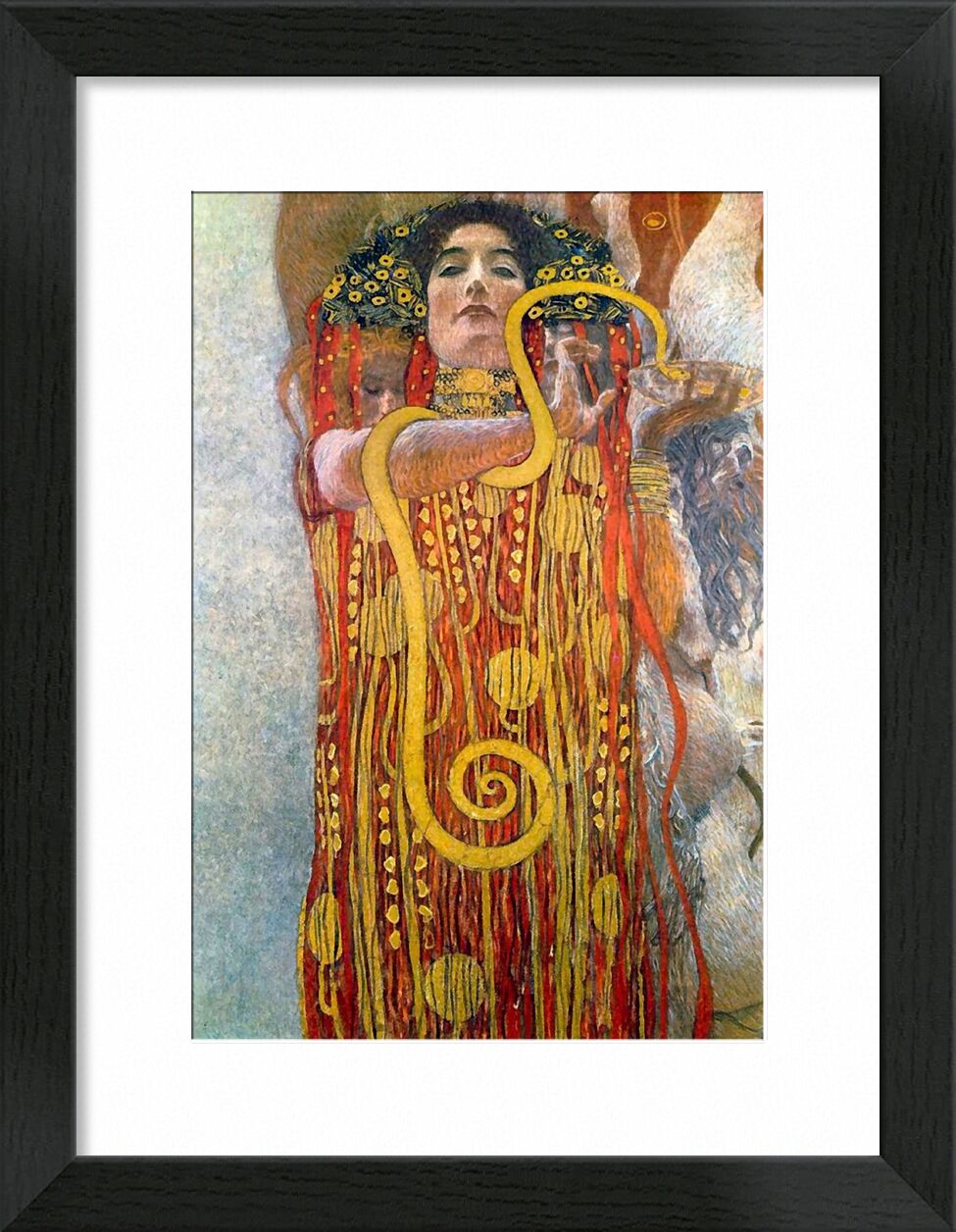 Hygeia - Gustav Klimt von Bildende Kunst, Prodi Art, KLIMT, Frau, savon, Hygiene, Toilette, Badezimmer