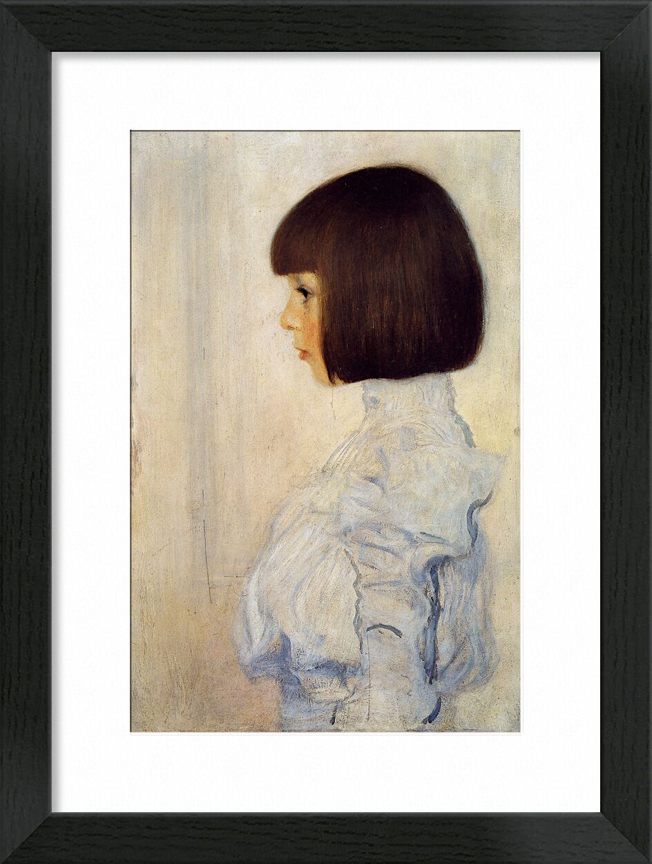 Portrait of Helene Klimt - Gustav Klimt desde Bellas artes, Prodi Art, KLIMT, mujer, retrato, marrón, pintura