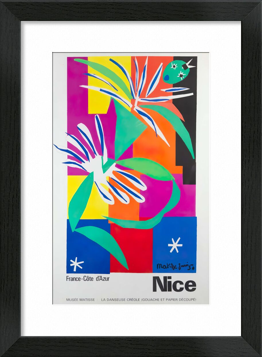 Nice, France - Côte d'Azur - Henri Matisse desde Bellas artes, Prodi Art, bonito, Matisse, póster, Costa azul, Francia, palma