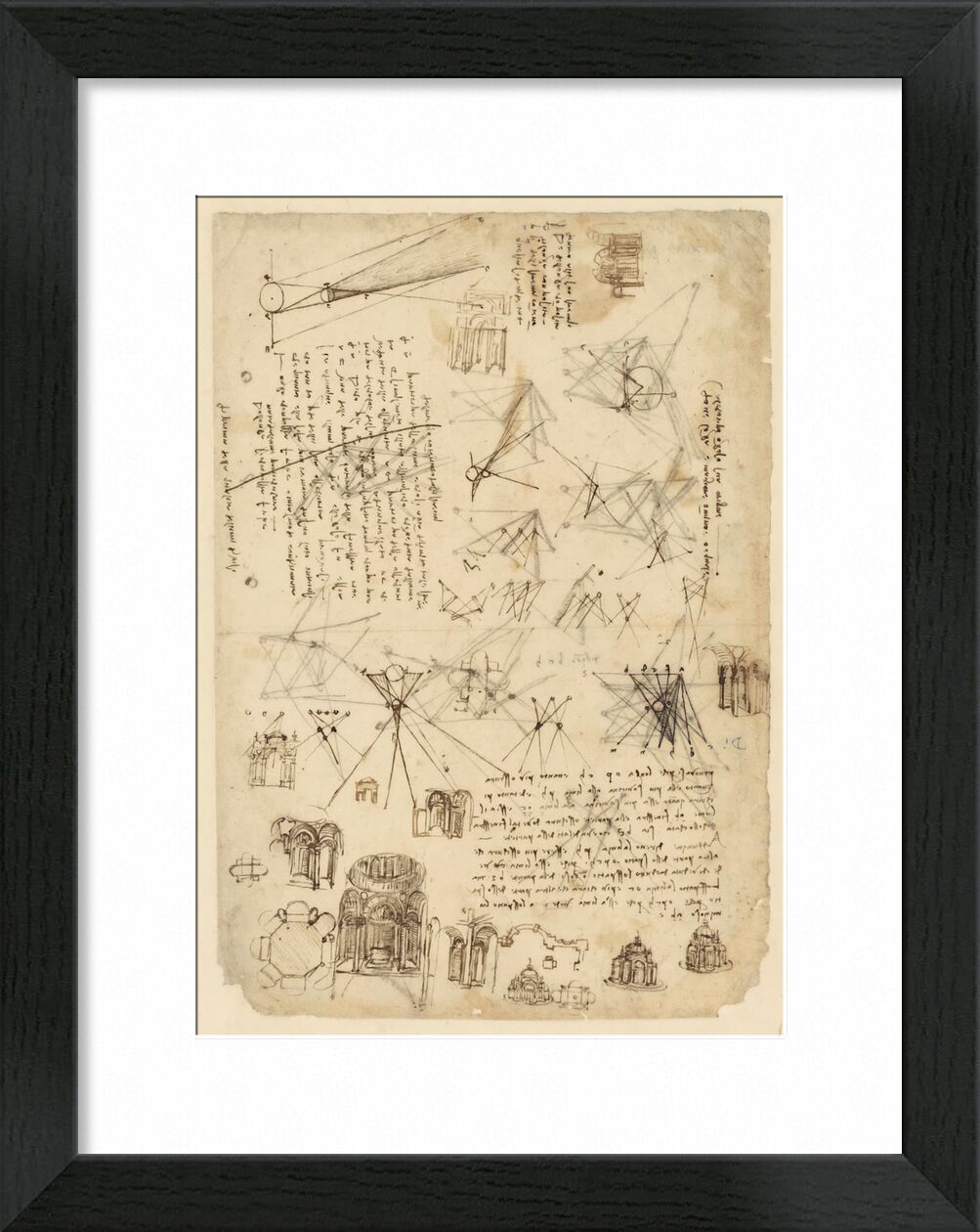 Atlantic codex von Bildende Kunst, Prodi Art, Diagramm, Zeichnung, Leonard de Vinci