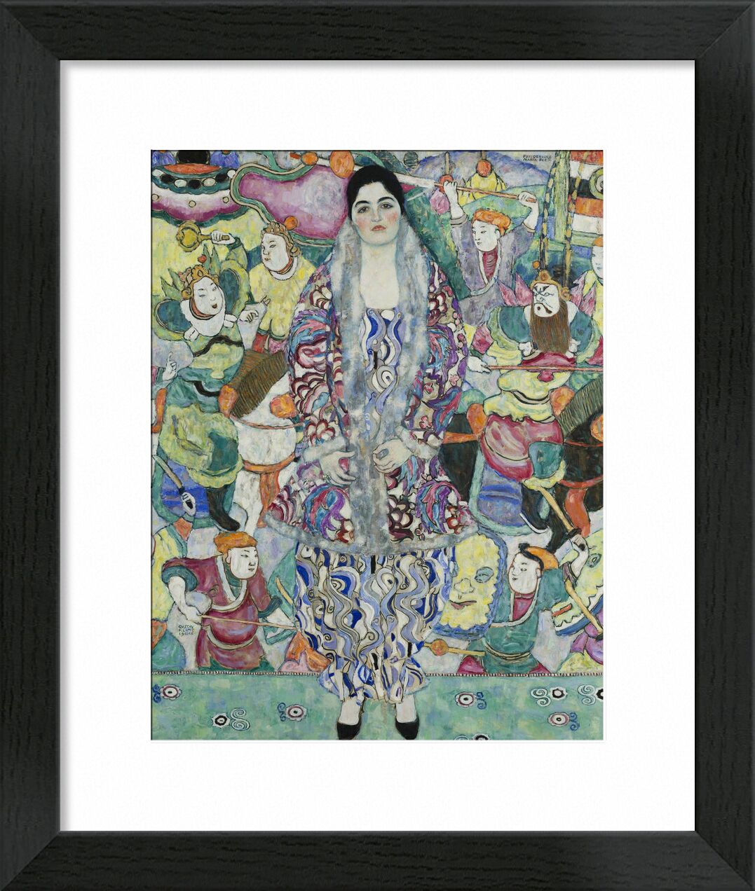 Portrait of Friedericke Maria Beer - Gustav Klimt desde Bellas artes, Prodi Art, KLIMT, retrato, pintura, mujer, Asia