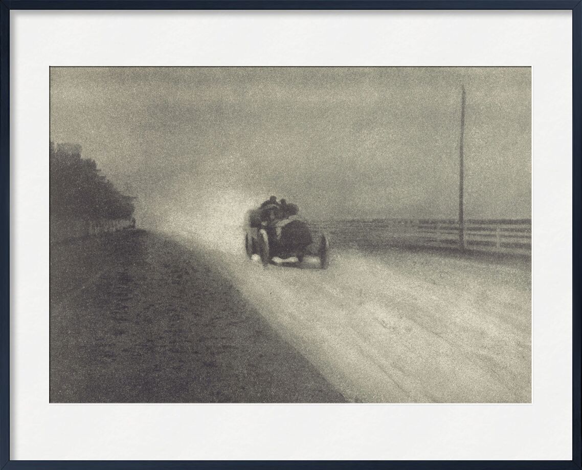 Travaux de Photographie Numéro 7 - 1904 - Edward Steichen de AUX BEAUX-ARTS, Prodi Art, voiture, noir et blanc, veille photo, Steichen
