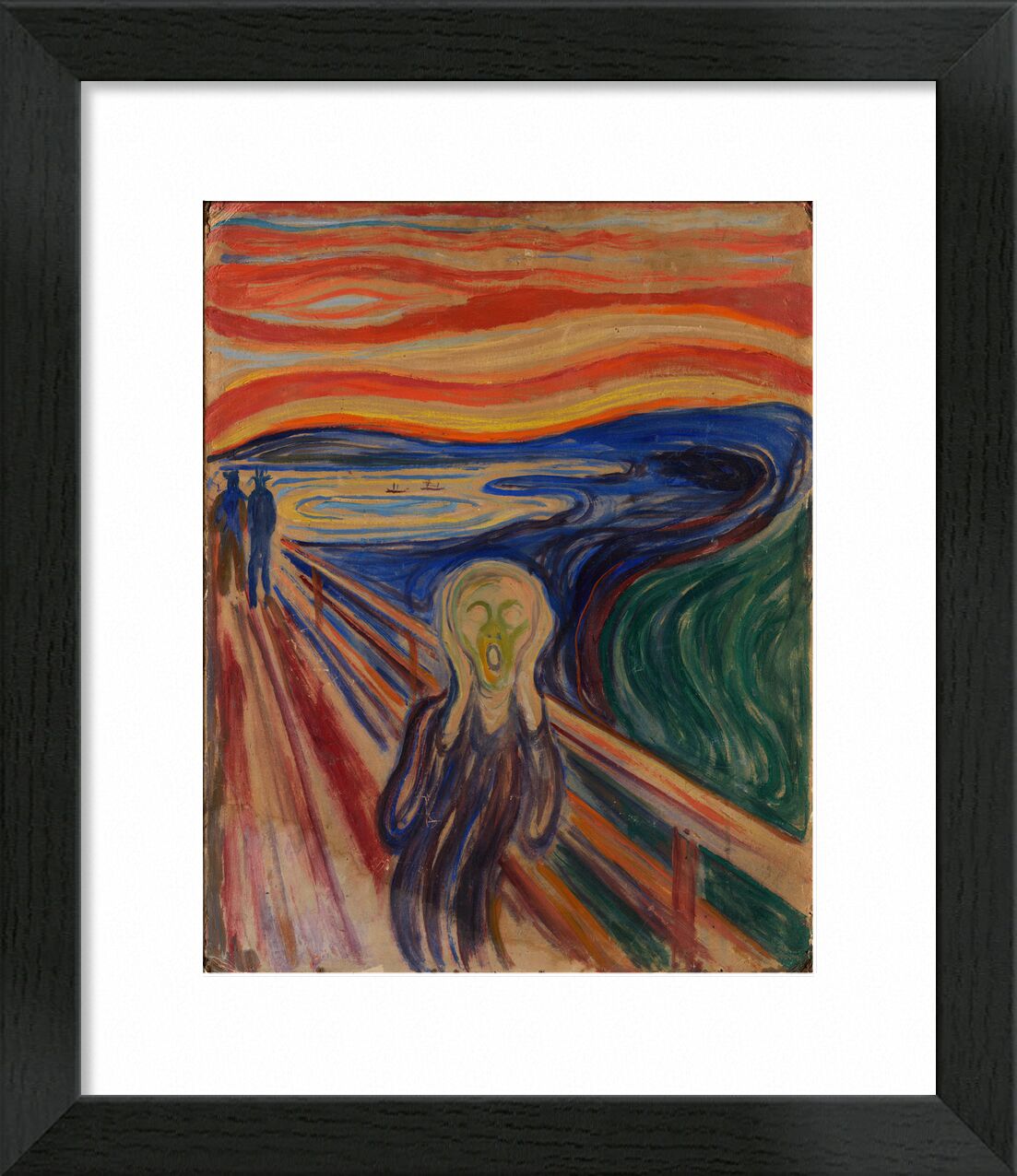 Der Schrei - Edvard Munch von Bildende Kunst, Prodi Art, Malerei, Edvard Munch, schreien, leichte Schmerzen, Pein
