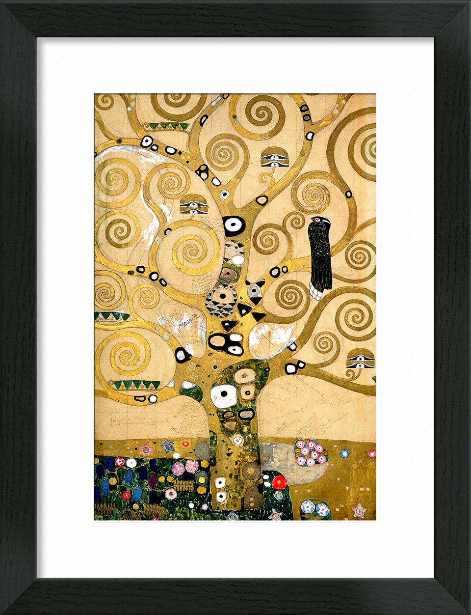 The tree of Life, The Arborvitae - Gustav Klimt von Bildende Kunst, Prodi Art, Baum, Malerei, Jugendstil, Baum des Lebens