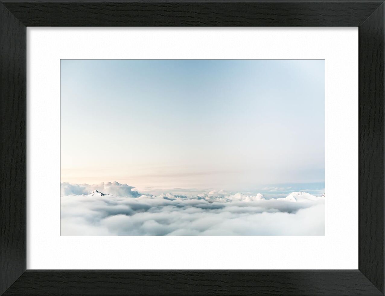 Over the clouds from Pierre Gaultier, Prodi Art, above, atmosphere, clouds, flight, flying, freedom, high, horizon, mountains, peak, sky, summit