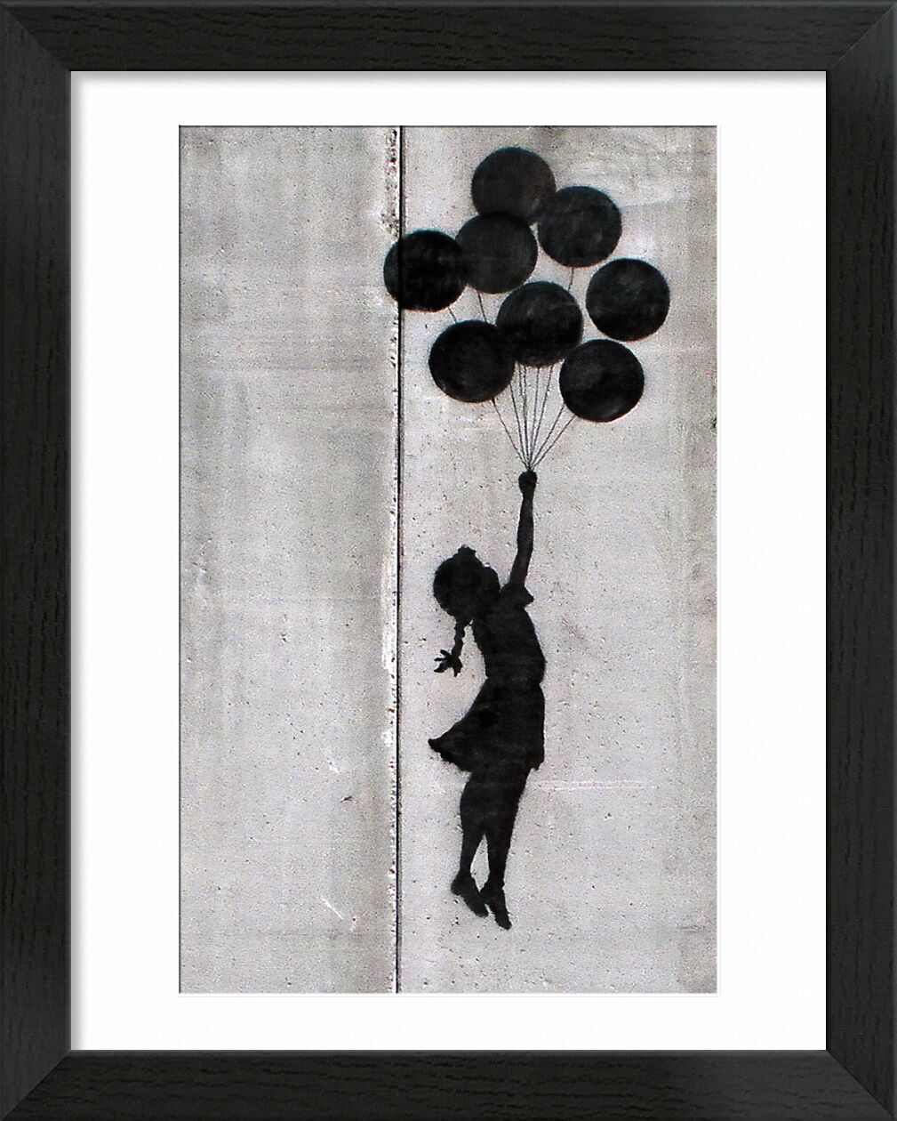 Balloon Girl - BANKSY desde Bellas artes, Prodi Art, pintada, globo, niña, arte callejero, Banksy