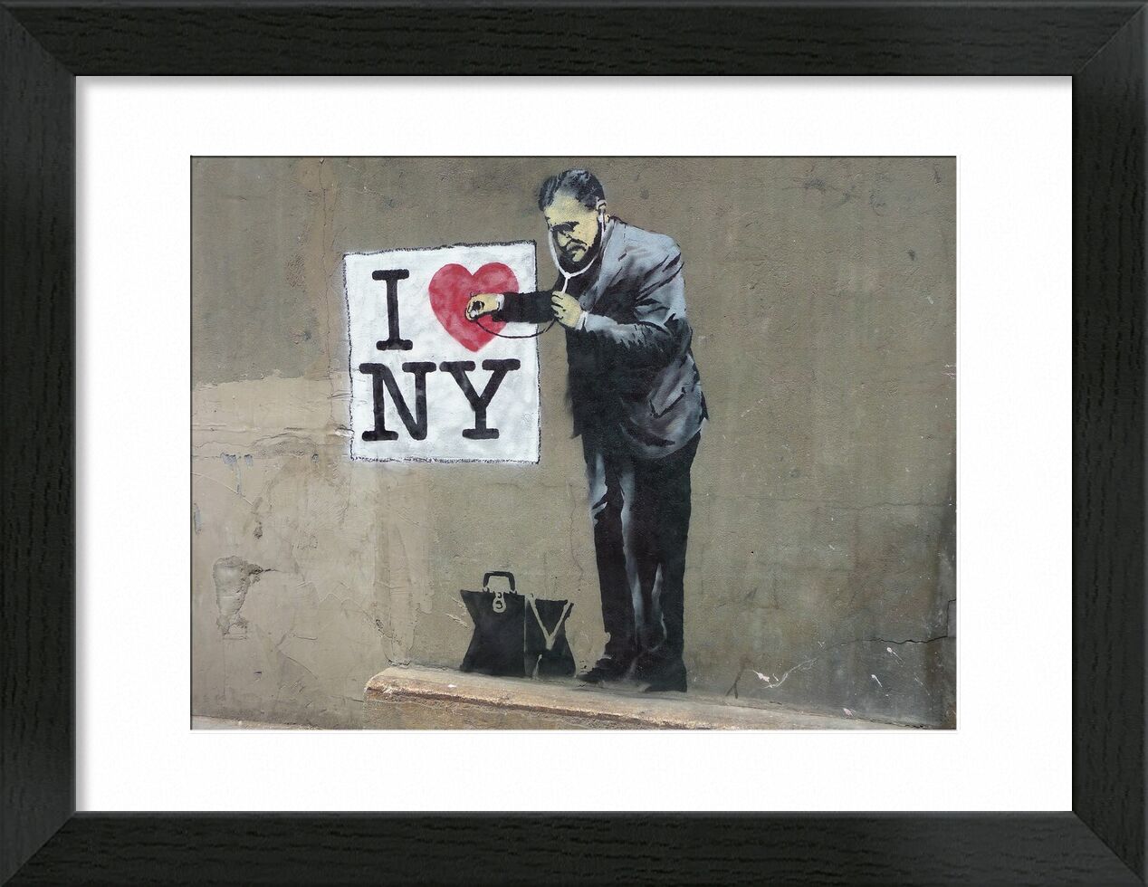 I Love NY - BANKSY desde Bellas artes, Prodi Art, Banksy, Nueva York, arte callejero, amor, pintada