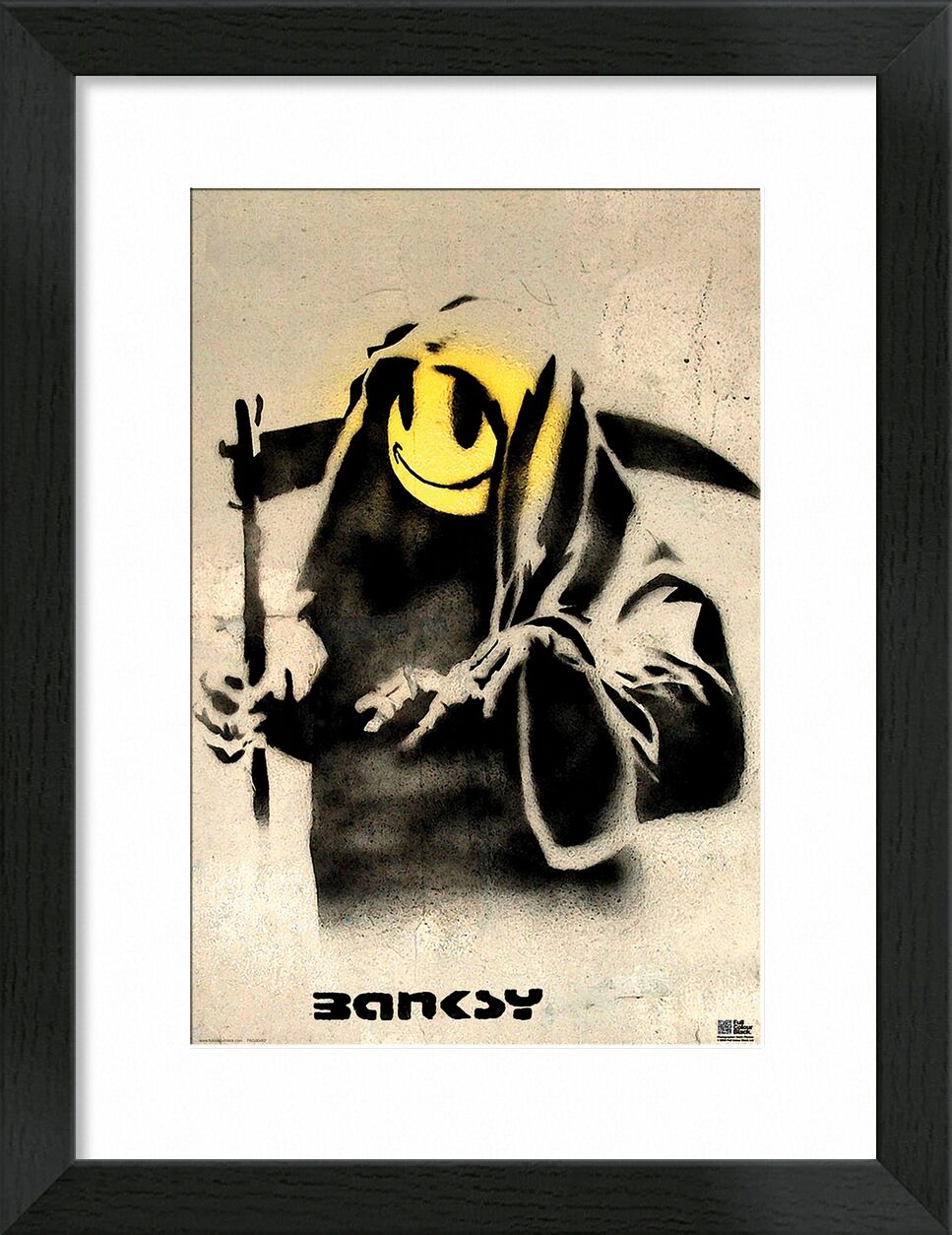 The Reaper - BANKSY von Bildende Kunst, Prodi Art, banksy, Graffiti, Mäher, Smiley