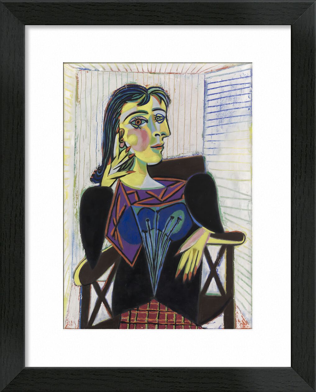 Portrait of Dora Maar - Picasso von Bildende Kunst, Prodi Art, Porträt, Malerei, Picasso