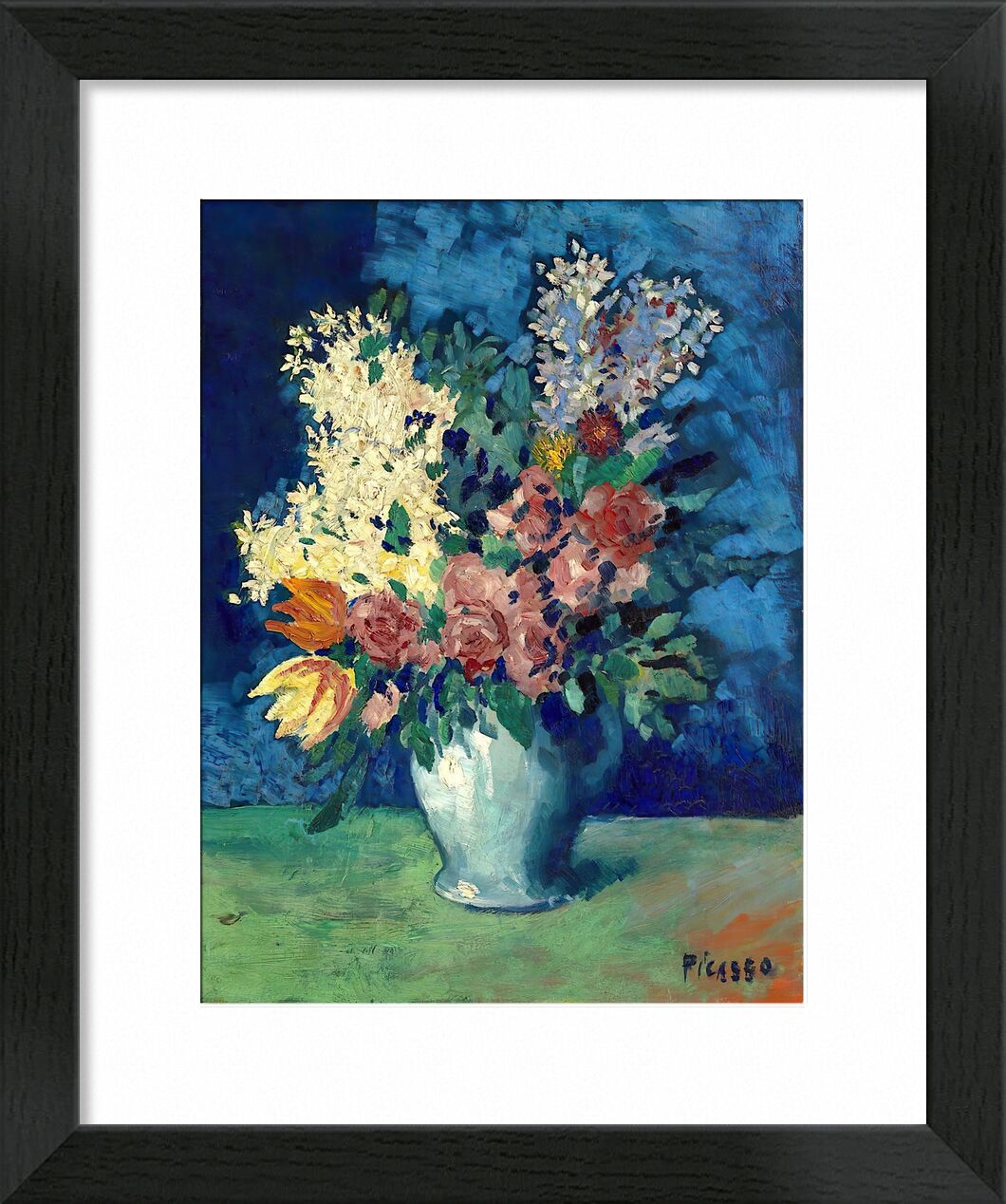 Flowers 1901 - Picasso von Bildende Kunst, Prodi Art, Picasso, Blumen, Malerei