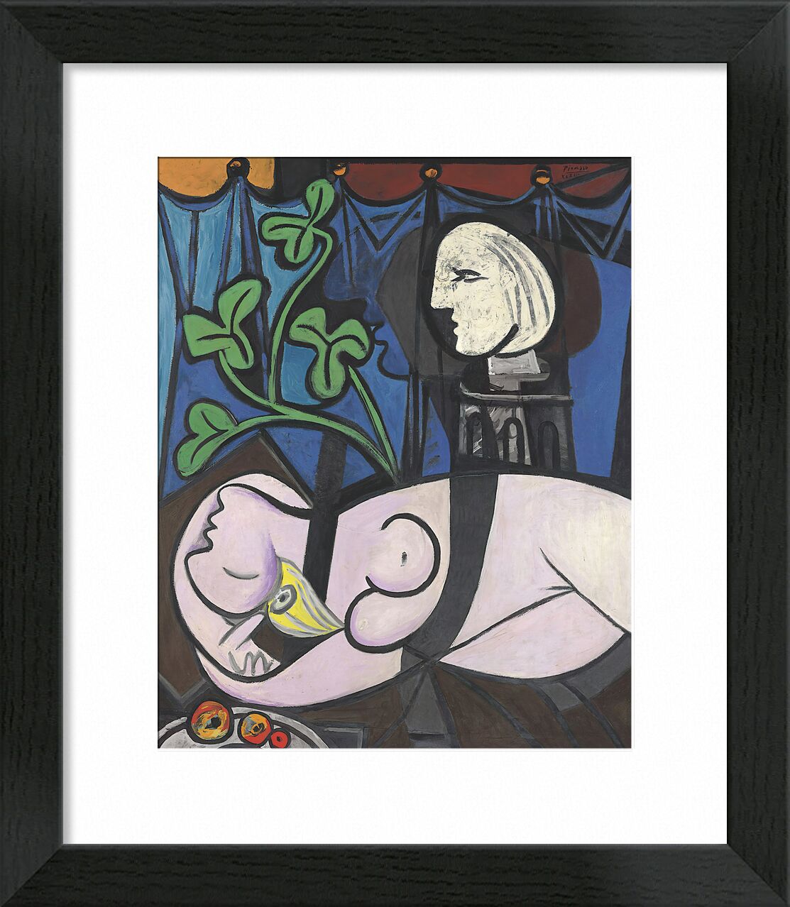 Nude, Green Leaves and Bust - Picasso desde Bellas artes, Prodi Art, desnudo, picasso, pintura, abstracto, retrato, mujer