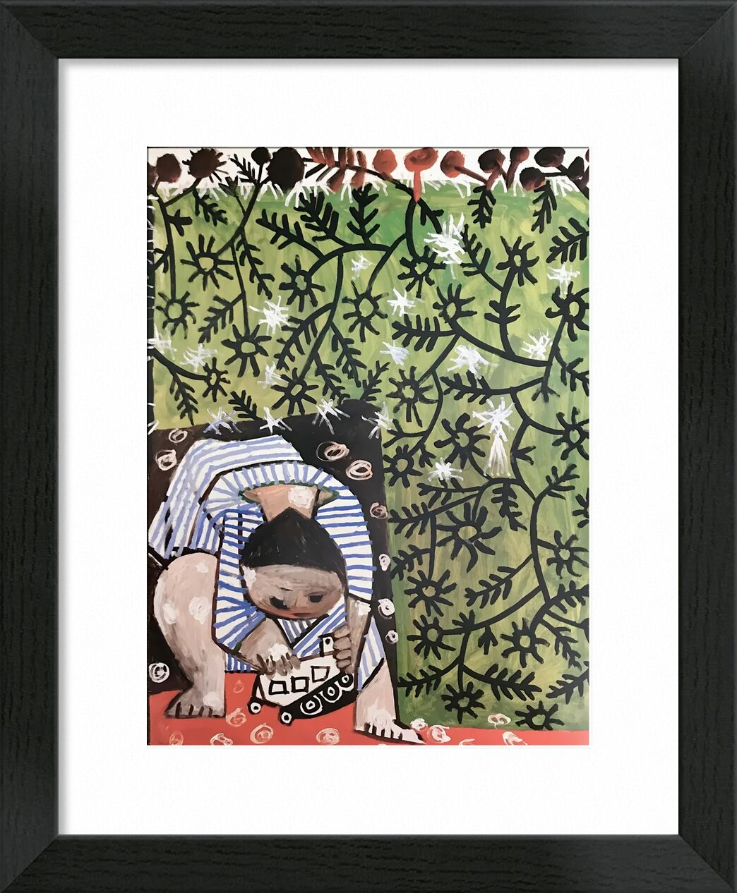 Playing Child - Picasso von Bildende Kunst, Prodi Art, abstrakt, Kind, Malerei, Picasso