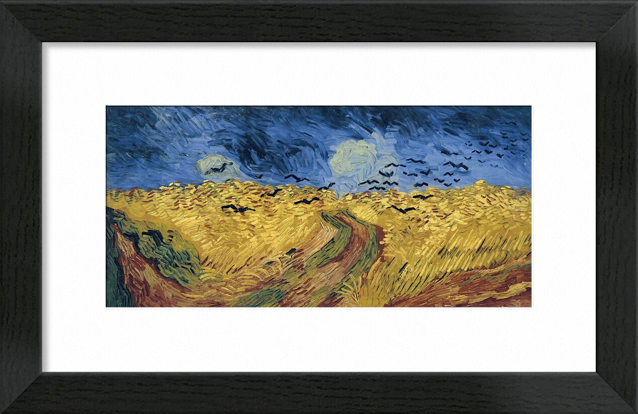 Wheatfield with Crows - Van Gogh von Bildende Kunst, Prodi Art, Van gogh, Malerei, Weizen, Felder, Krähen