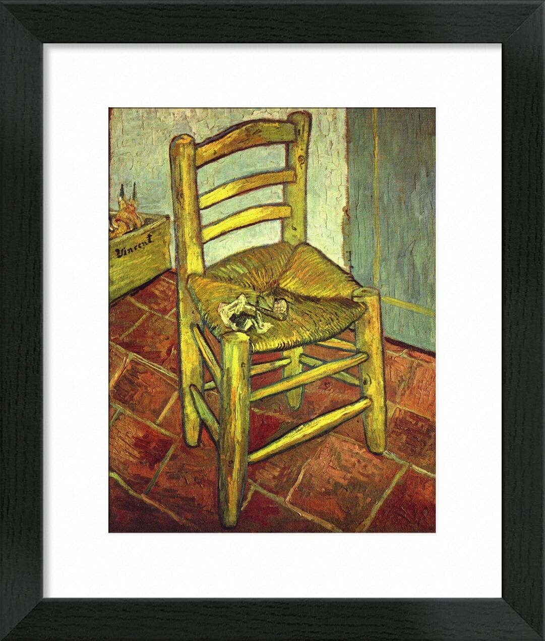 Chair - Van Gogh von Bildende Kunst, Prodi Art, Van gogh, Sessel, Malerei